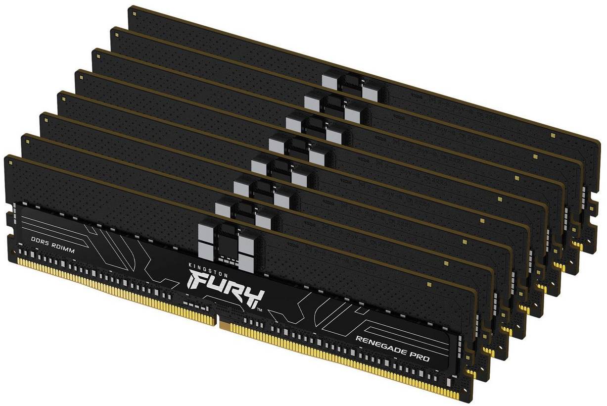 128 GB (8x16GB) DDR5-5600 Kingston FURY Renegade Pro CL36 ECC REG, XMP, bild 3