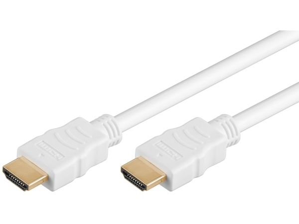 Goobay 61023, 7,5 m, HDMI Typ A (standard), HDMI Typ A (standard), 10,2 Gbit/s, Ljudreturkanal (ARC), Vit