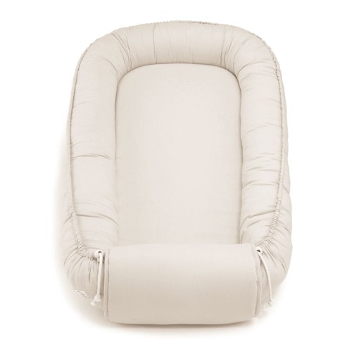 Vanilla Copenhagen - Babynest - Oyster Grey - 85x50x10 + 4 cm