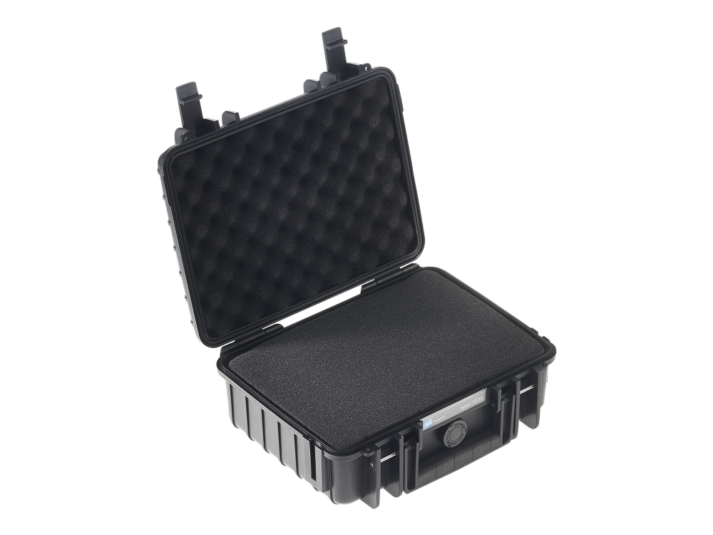 B&W Outdoor Case Type 1000 -väska, svart