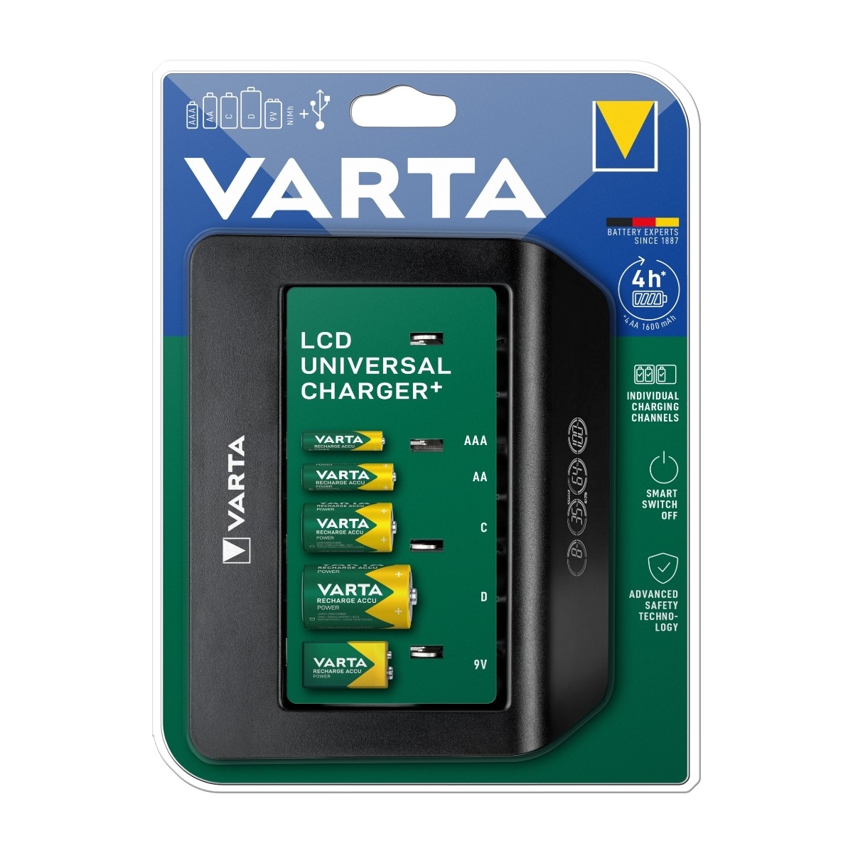 VARTA LCD Universal universalladdare