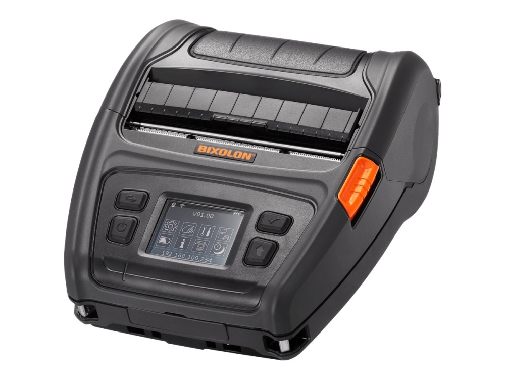 BIXOLON XM7-40 - Etikettskrivare - direkt termisk - Rulle (11,2 cm) - 203 dpi - upp till 127 mm/sek - USB 2.0, seriell, Wi-Fi(n) - svart