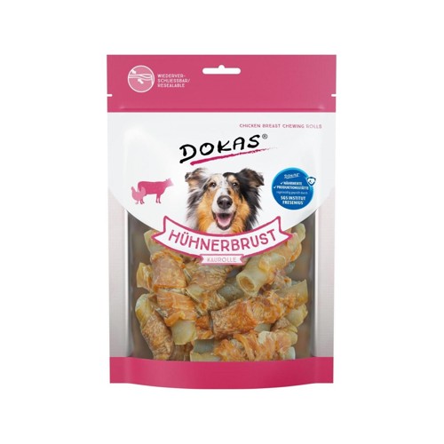 Dokas - Chicken Breast Chew Rolls - 250gr