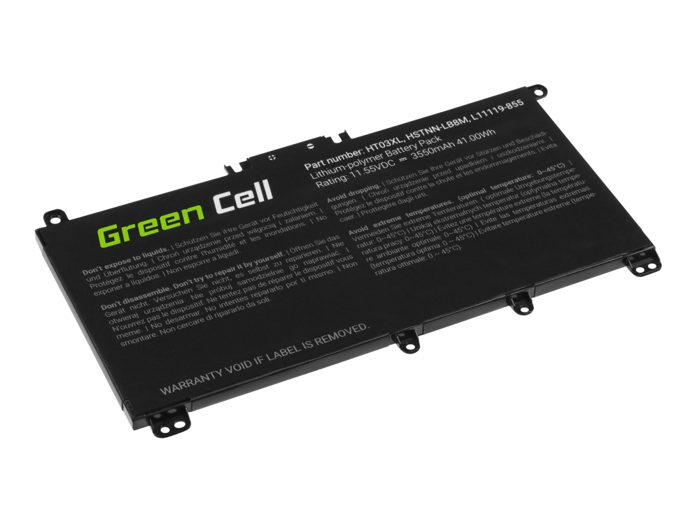 Batteri Green Cell Li-Pol 3400mAh till bl.a. HP 15S, se lista