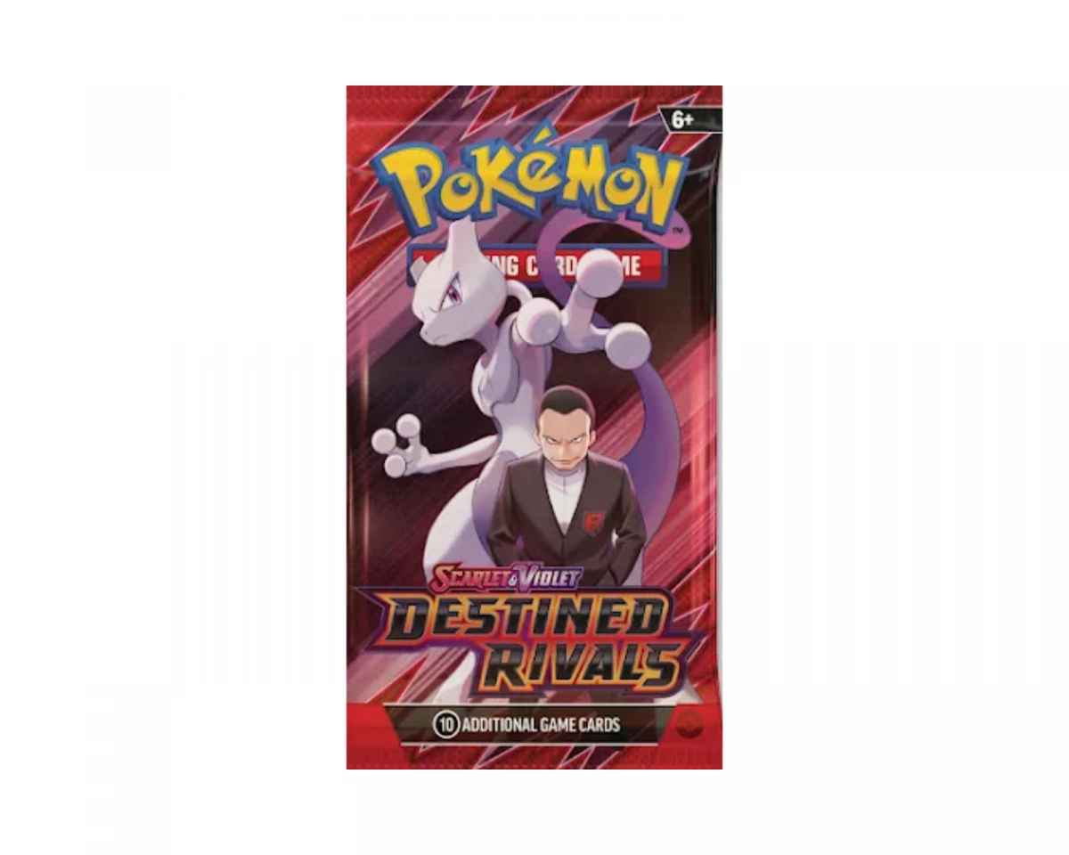 Pokemon TCG Scarlet & Violet Destined Rivals Booster Pack (MAX 6 Per Hushåll)
