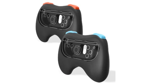 Freaks And Geeks - Pair of Controller Grips for Switch 2 Joy-Cons - Black, bild 3