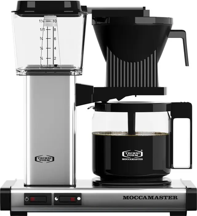 Moccamaster Automatic kaffebryggare, Polished Silver