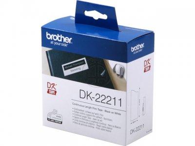 Brother DK22211 (löpande plasttejp 29mm)