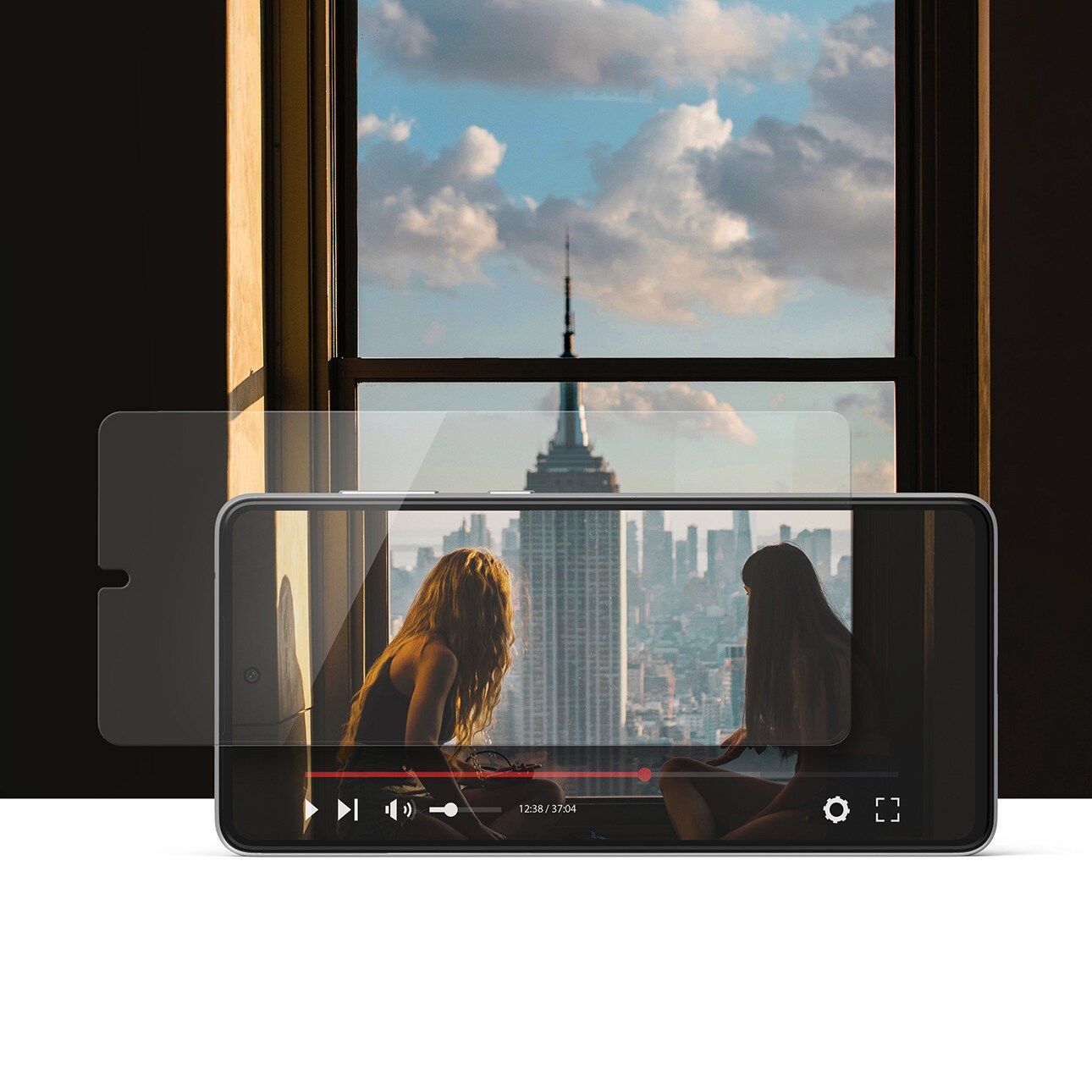 Ringke Osynligt Defender ID Glass 2.5D 0.33mm skärmskydd för Samsung Galaxy A73 5G, bild 5