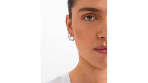 PILGRIM - Elara Organic Shaped Hoop Earrings - Silver Plated - 2.2 cm, bild 3