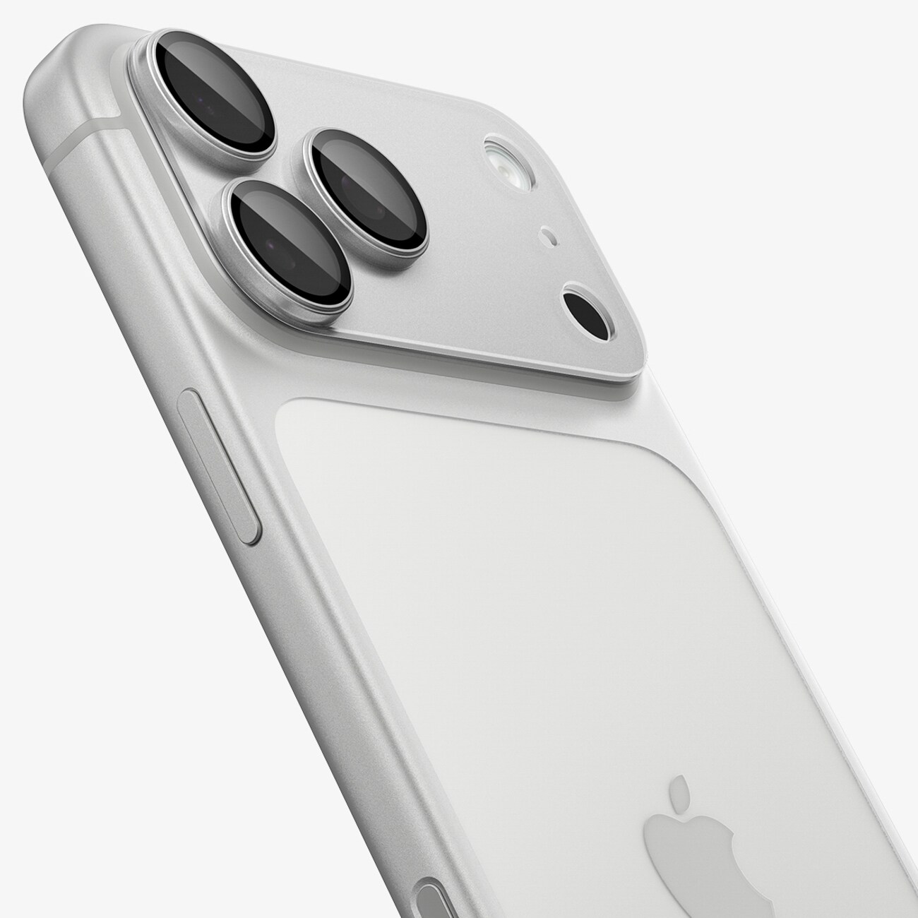 Spigen Optik Pro XL GLAS.TR EZ FIT härdat glas till iPhone 18 Pro – silver, bild 4