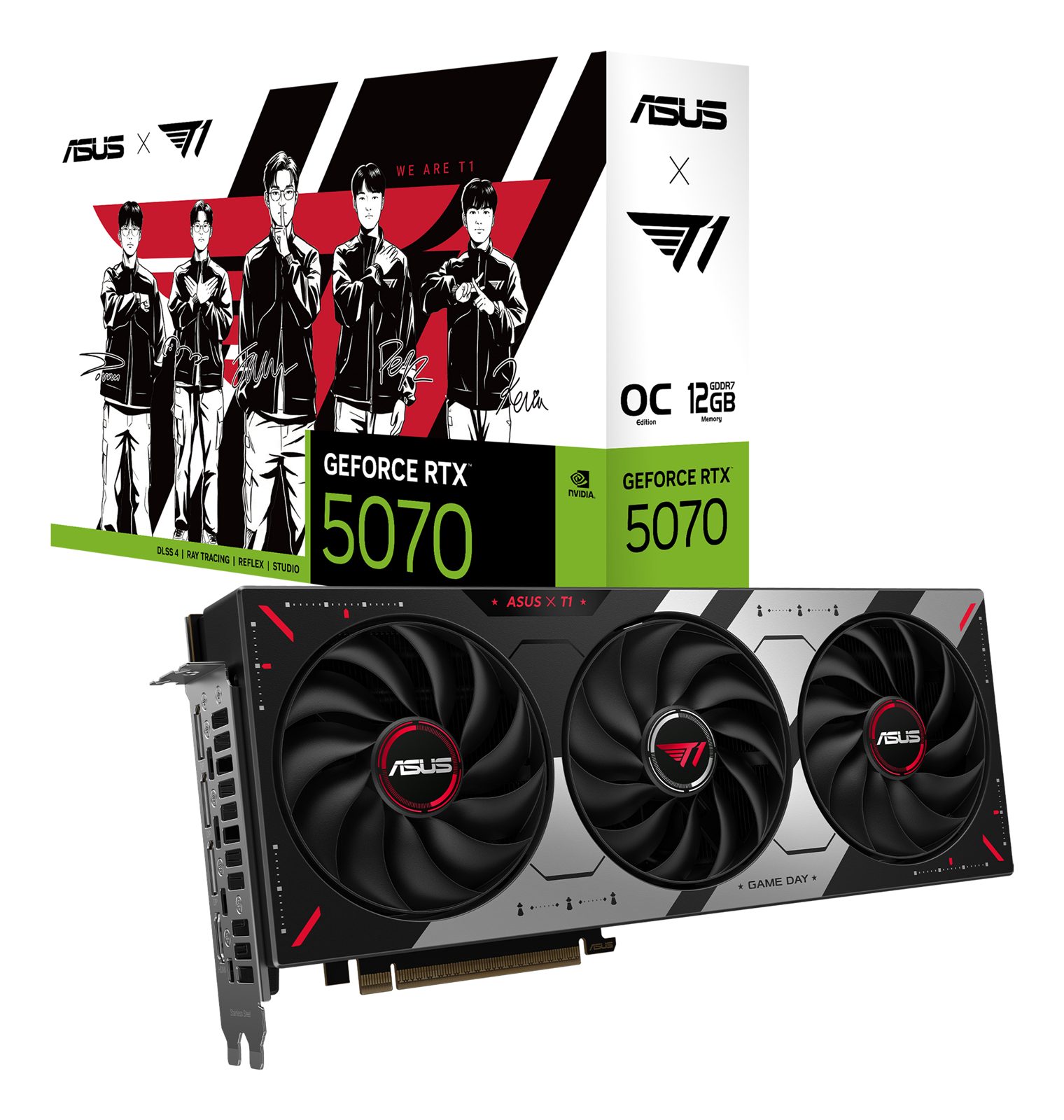 ASUS GeForce RTX 5070 12GB Gaming OC T1 Edition, bild 3