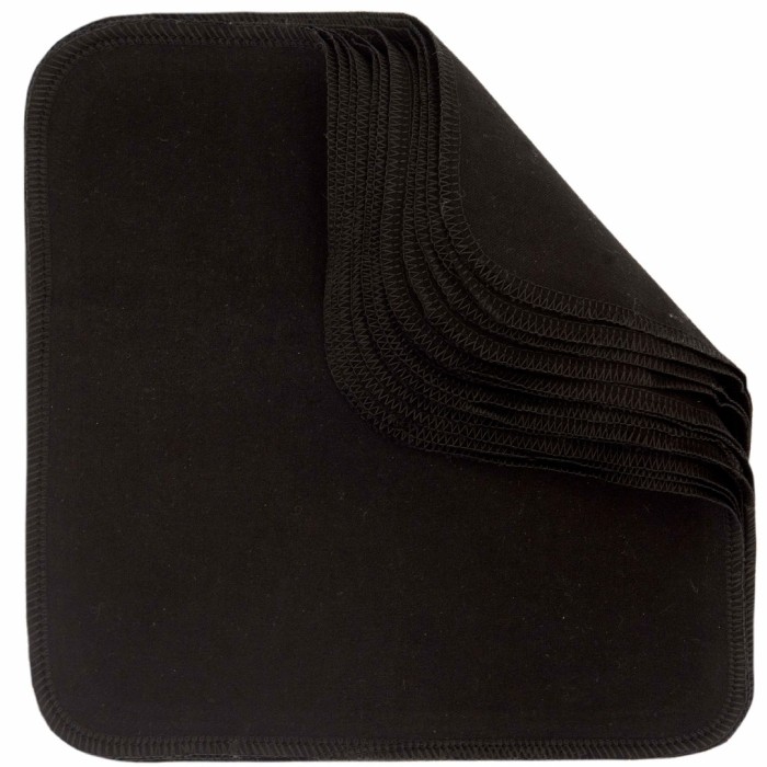 Vimse Reusable Wipes Black 10 st