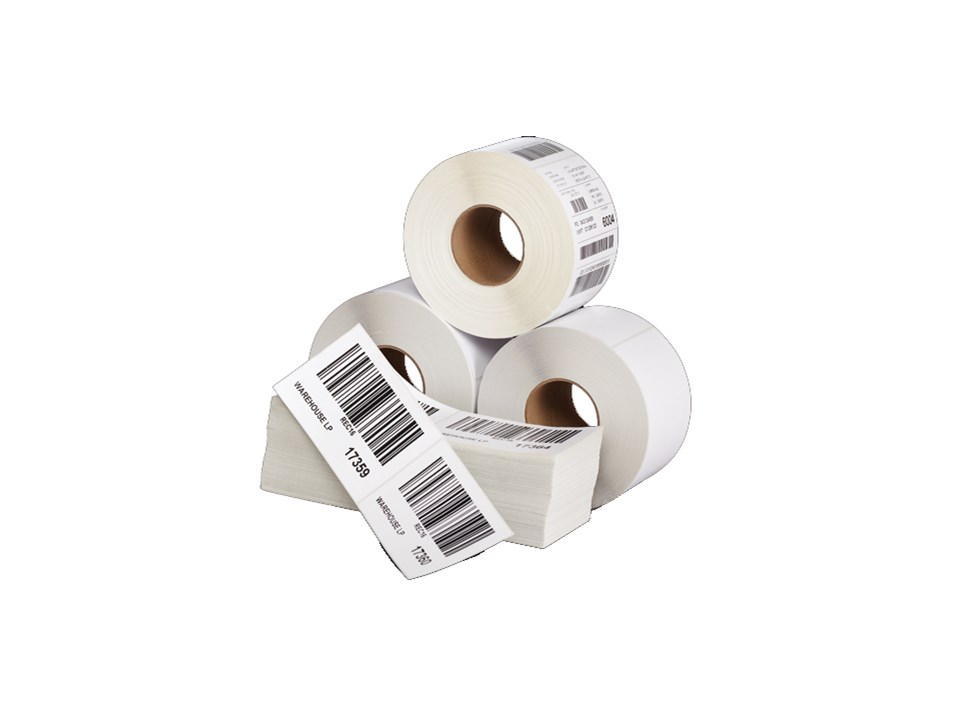 Etiketter Zebra Z-Select 2000D, 51x25mm, 12 rullar/box, 2580 etiketter/rulle, premium coated, bild 3