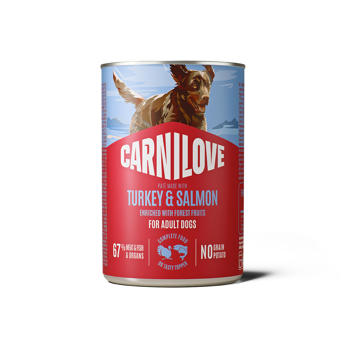 Carnilove Dog Adult Salmon & Turkey Paté Våtfoder till Hund 400 g