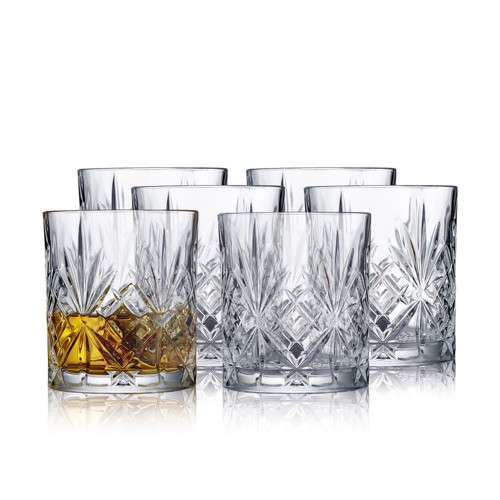 Lyngby Glas - Crystal Melodia Whisky Glass - 31 cl - Set of 6