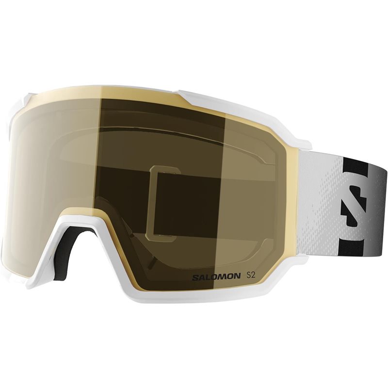 Salomon Goggles S/View 3 Access White/Gold - OneSize