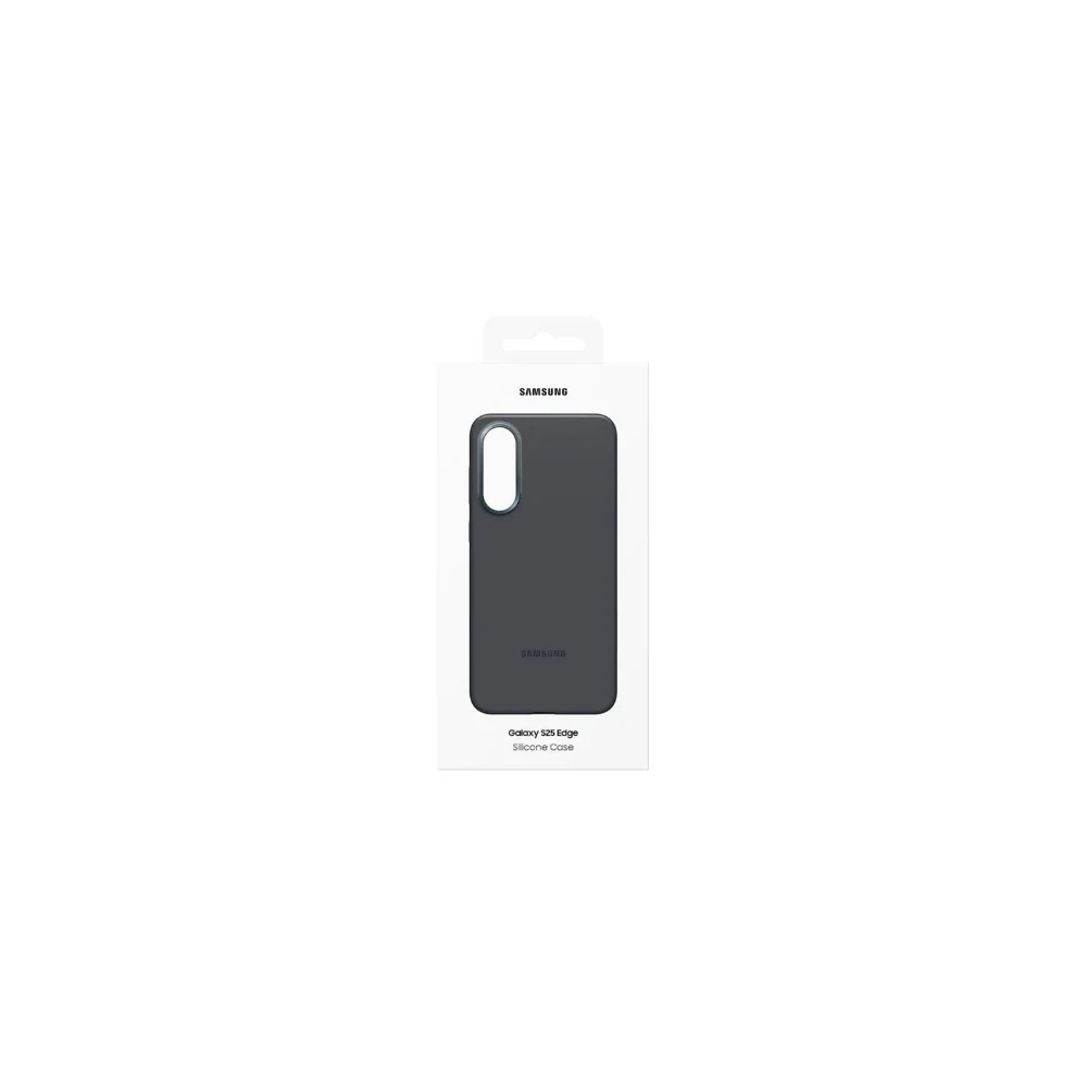 Samsung Galaxy S25 Edge silikonfodral, svart