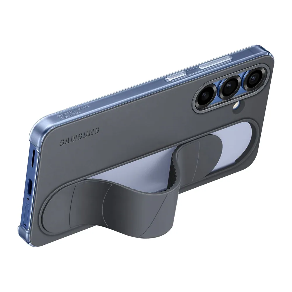Samsung Galaxy S25 Standing Grip skal, svart, bild 3