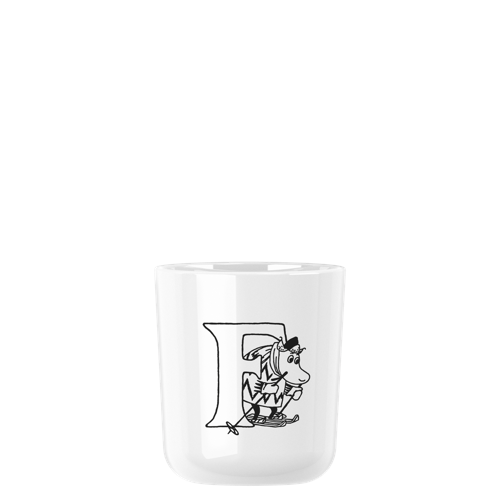 RIG-TIG - Moomin ABC mugg - Moomin white - 0.2 l
