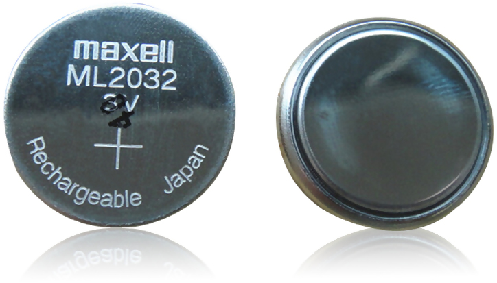 Maxell Lithium Knappcellsbatteri Uppladdningsbar - 3V - 65mAh