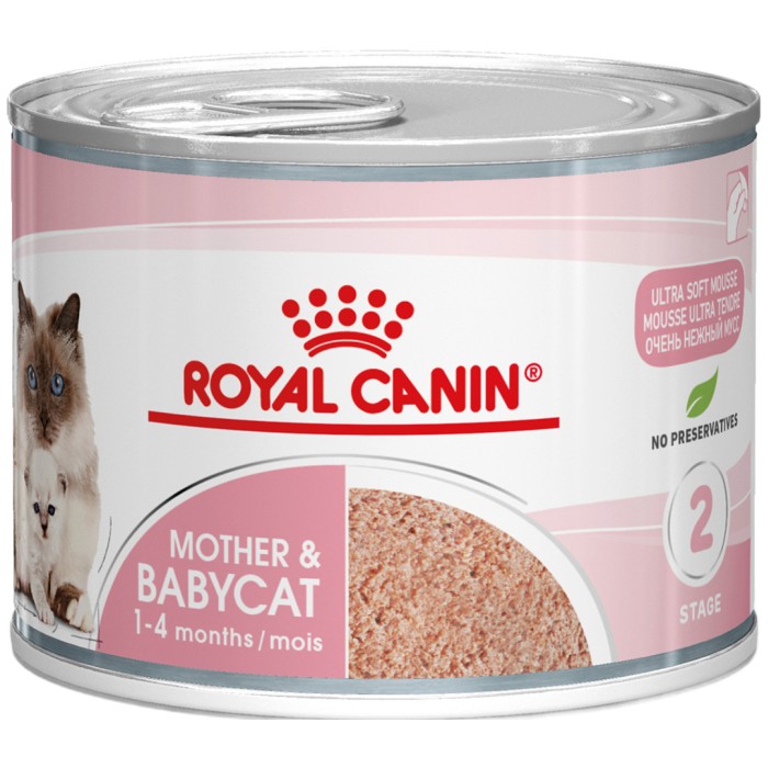 Royal Canin Mother & Babycat Mousse Våtfoder för katt och kattunge 195 g