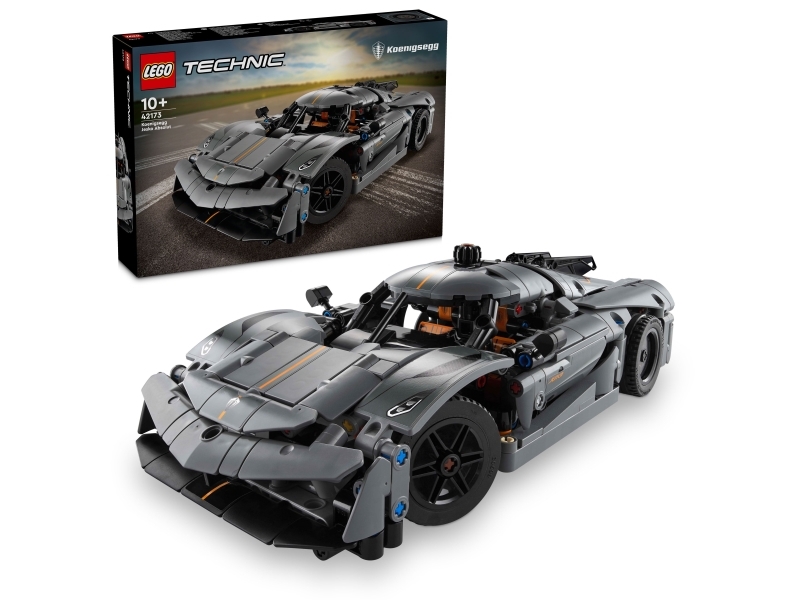LEGO Technic Koenigsegg Jesko Absolut grå hyperbil 42173, bild 4