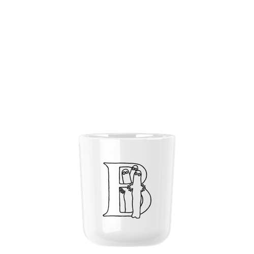 RIG-TIG - Moomin ABC mugg - Moomin white - 0.2 l