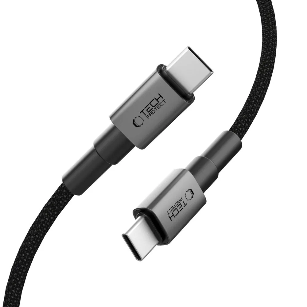 Tech-Protect UltraBoost DNA USB-C PD60W/3A-kabel 50 cm - grå, bild 2