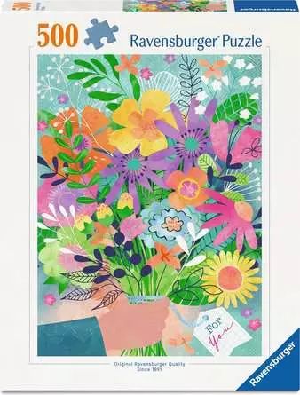 Ravensburger Pussel: Flowers for you 500 Bitar, bild 4