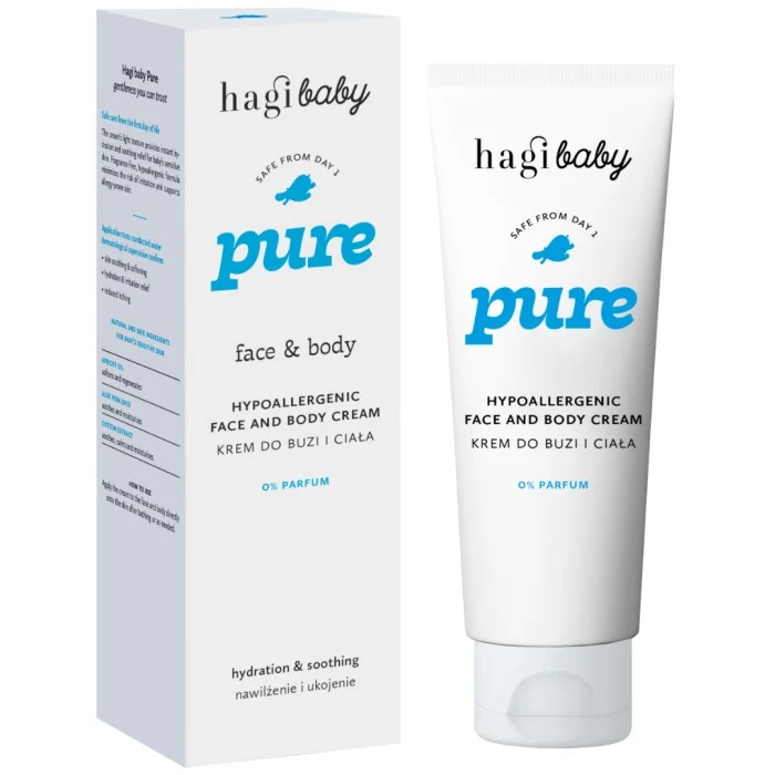 Hagi Baby Pure Hypoallergenic Face And Body Cream 75 ml