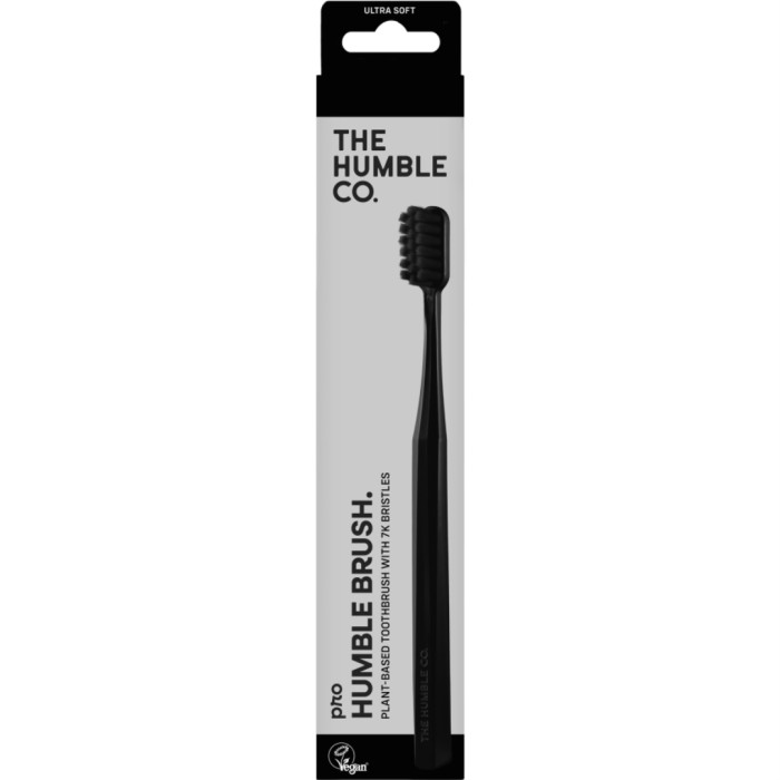 The Humble Co. Brush Plant-based - 7k bristles - Ultra soft Black