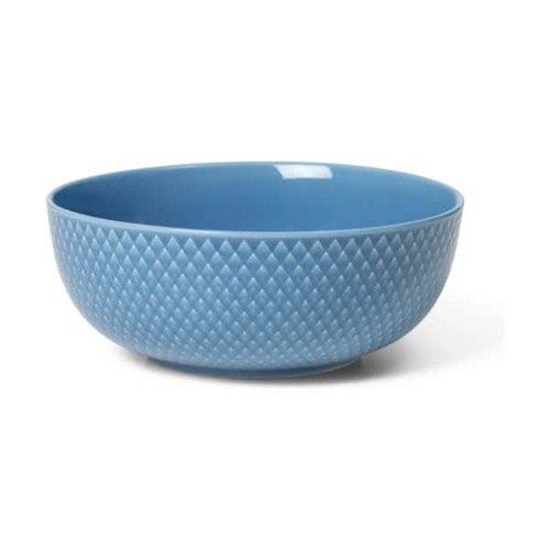 Lyngby Porcelæn - Rhombe Color Skål - Ø15.5 cm - Blå