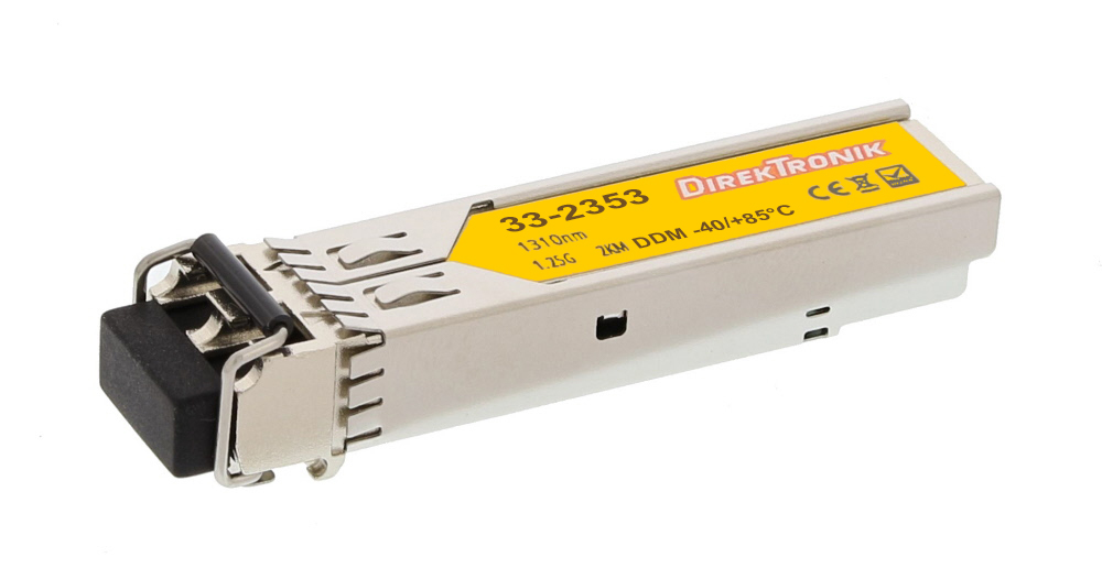 SFP Multimode 1310nm (SX) 1.5km 1.25Gbps Industriell, MSA-standard, bild 2