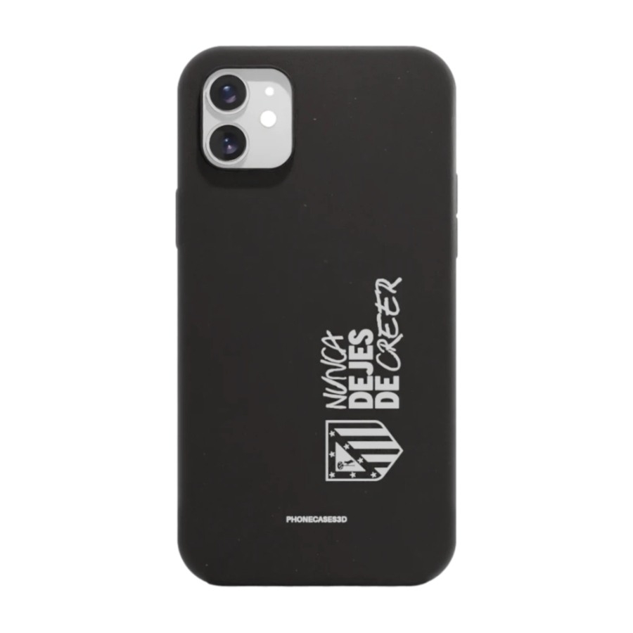 Phonecases3D iPhone 11 Atlético de Madrid skal tillverkat med Fibriva™, svart