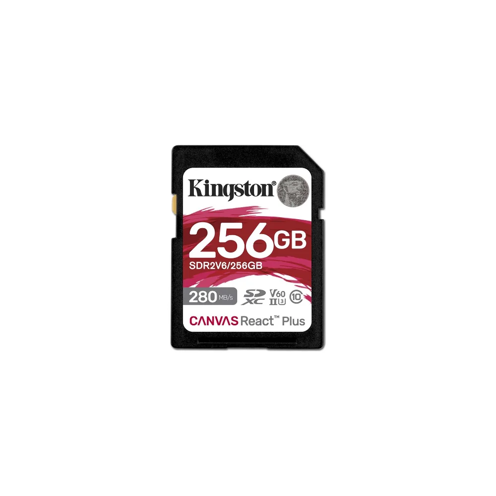 Kingston Canvas React Plus V60 SD 256GB