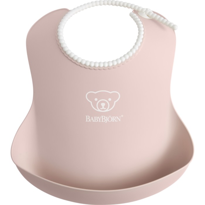 Babybjörn haklapp 1-pack, blekrosa