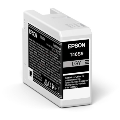 Epson T46S9 UltraChrome Pro 10 Ljus Grå, 25ml