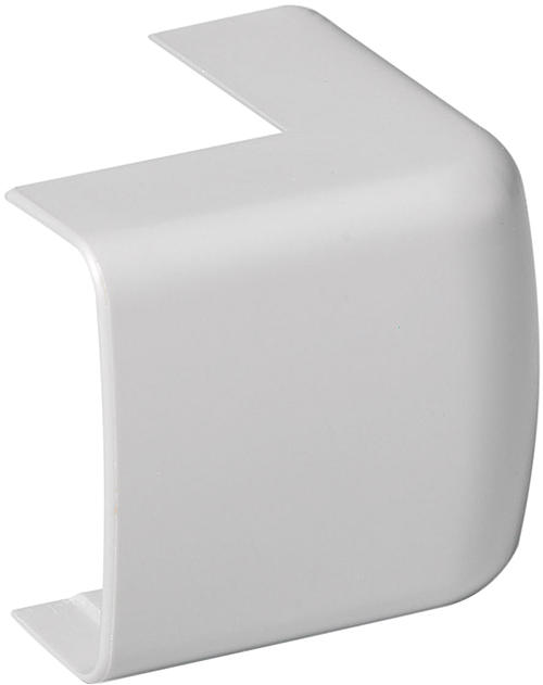 Ytterhörn till kabellist/minikanal OptiLine R9003, 25x60 mm - Vit, bild 3