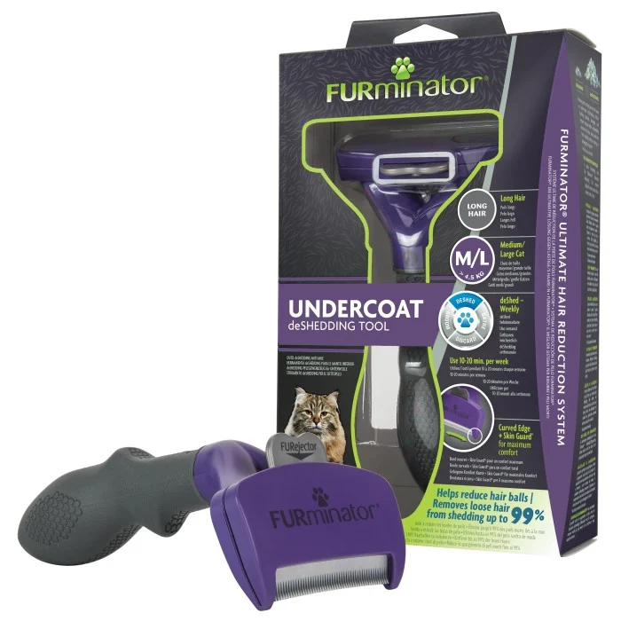 FURminator Katt långt hår L