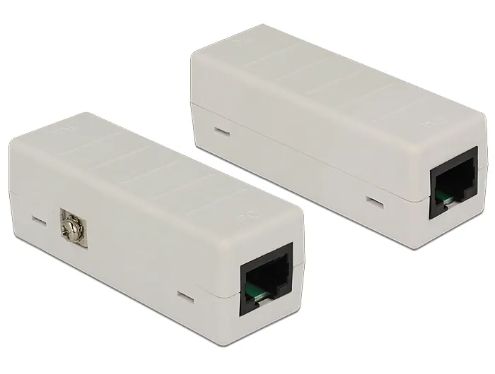 Delock Nätverk överspänningsskydd 6kV RJ45 – Svart