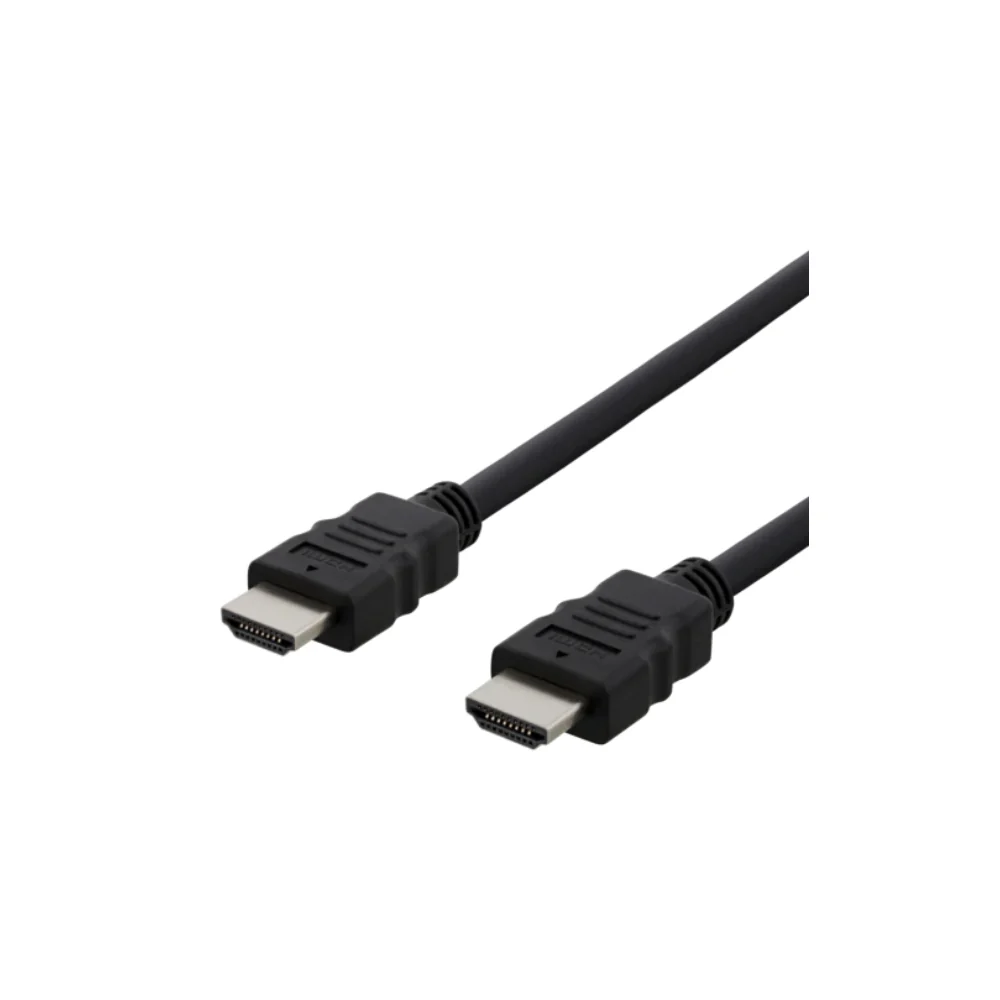 DELTACO HDMI-930 HDMI High Speed with Ethernet-kabel 3 m svart