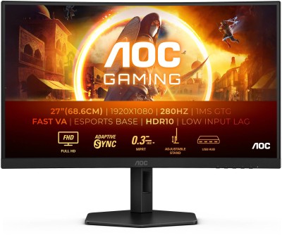 AOC Gaming C27G4ZXU 27" - Böjd 1920x1080 VA 280Hz, bild 3