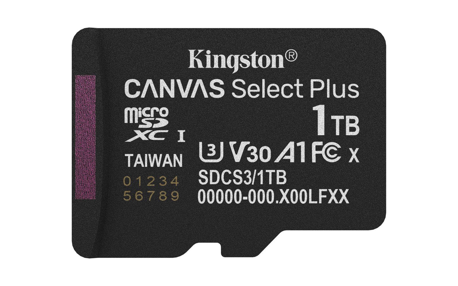 Micro Secure Digital SDXC 1 TB Kingston Canvas Select Plus Gen3, 150 MB/sek läs, Class 10, A1, UHS-I U1, bild 2
