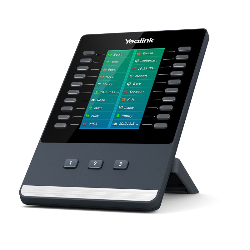 Yealink EXP50 - Expansionsmodul för extra knappar för VoIP-telefon - för Yealink SIP-T52S, SIP-T54S, SIP-T56A, SIP-T58A, SIP-T58V