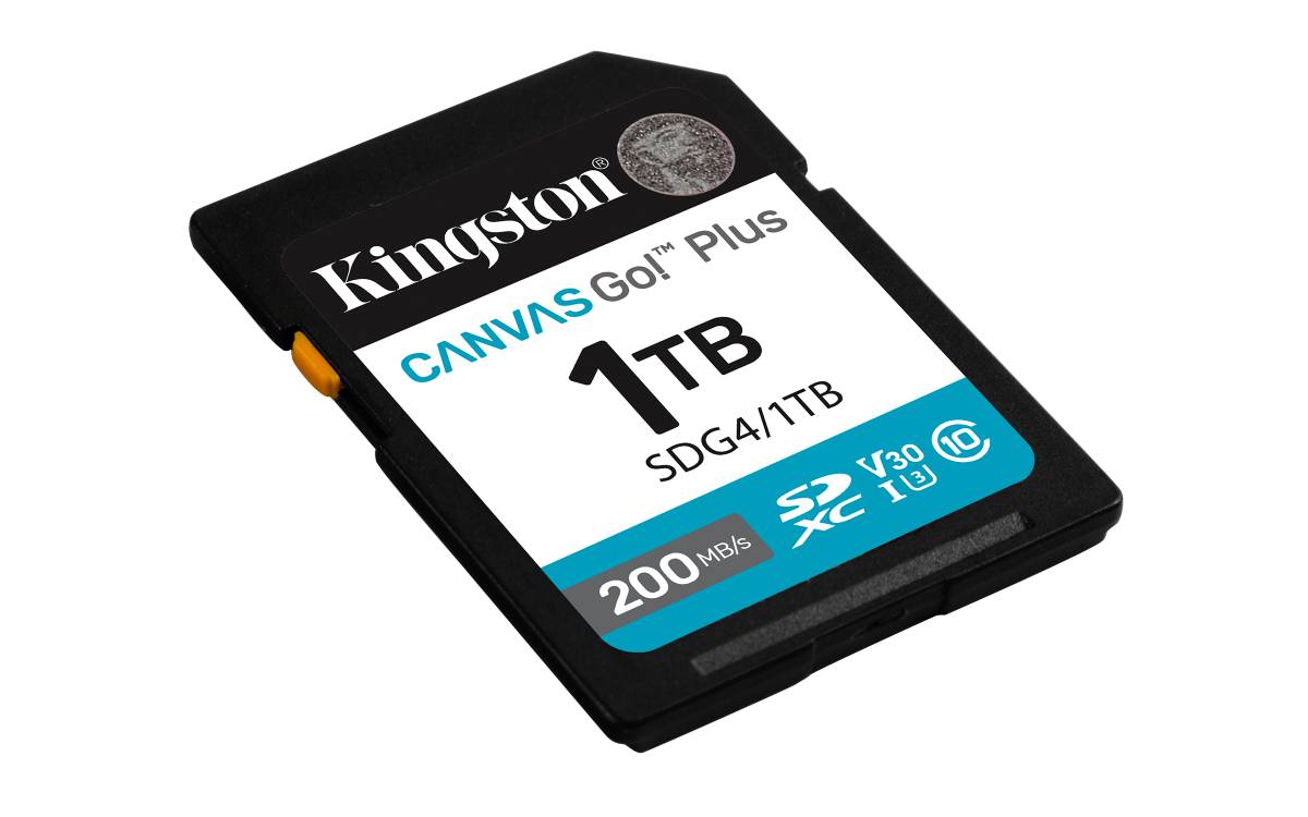 Kingston SDXC Canvas Go Plus Gen4 - 1TB / Class10 / UHS-1 / 200MB/s, bild 2