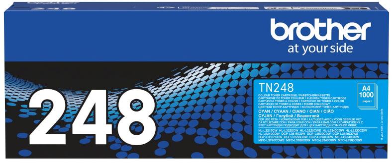 Brother TN248C, cyan tonerkassett