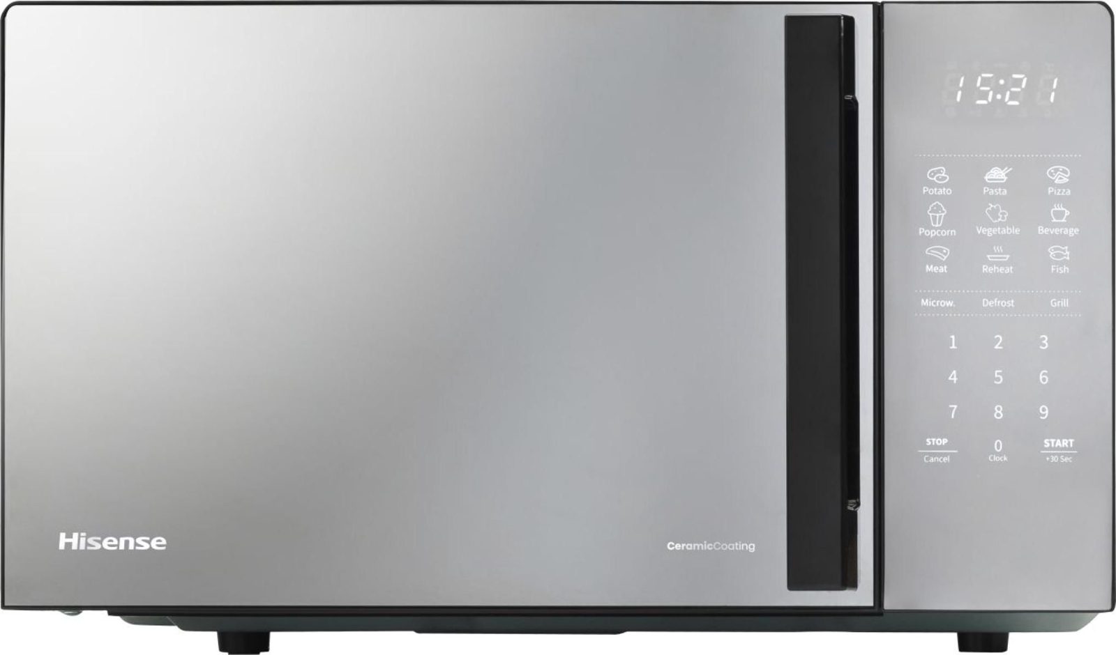 Hisense 742039, Bänkdiskmaskin, Grillmikrovågsugn, 20 l, 700 W, Inbyggd display, Röra