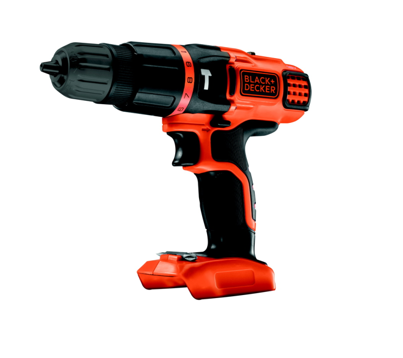 Black & Decker BDCH188N, Pistolgreppsborrmaskin, 1 cm, 1350 rpm, 2,5 cm, 1 cm, 400 rpm