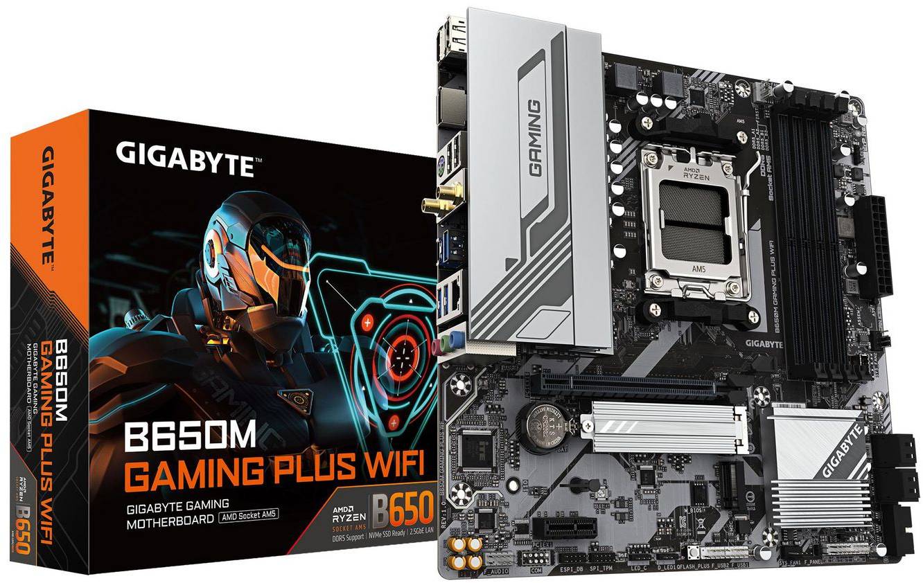 Gigabyte B650M GAMING PLUS WIFI moderkort, bild 3